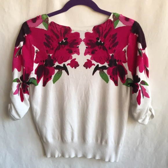INC International Concepts floral sweater, size PL - Picture 7 of 12